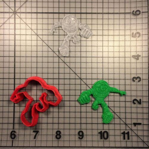 Buzz Lightyear 100 Cookie Cutter and Stamp Embossed 1