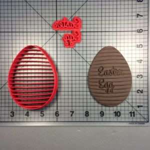 Chocolate Egg 100 Cookie Cutter and Stamp