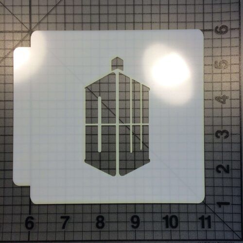 Doctor Who Tardis Stencil 100