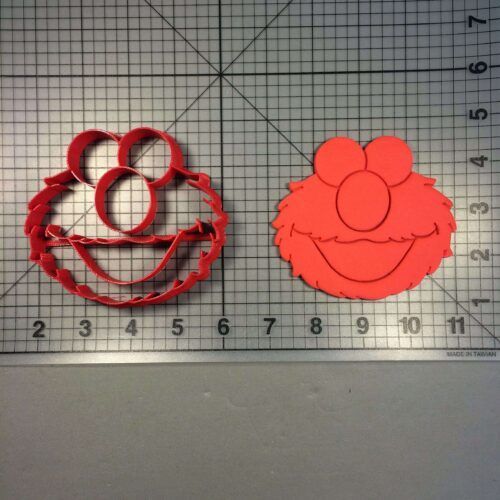 Elmo Face 101 Cookie Cutter