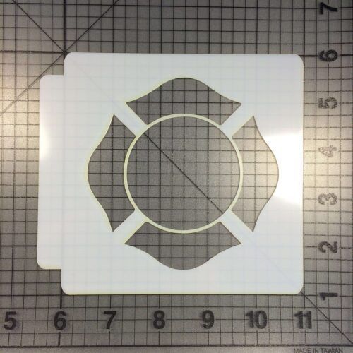 Fire Fighters Logo Stencil