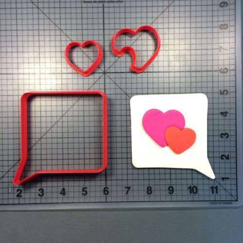 Heart Bubble 100 Cookie Cutter Set
