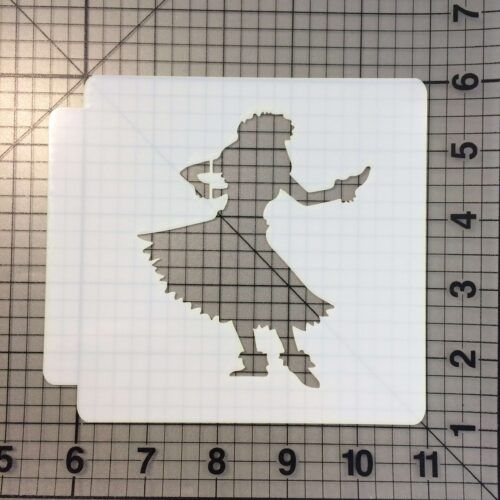 Hula Girl Stencil 100