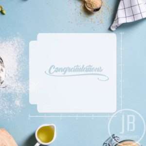 Congratulations 783-B351 Stencil