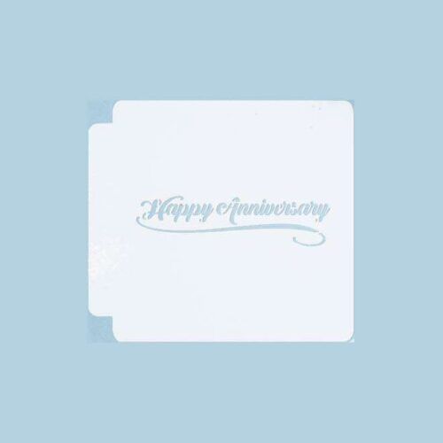 Happy Anniversary 783-B335 Stencil