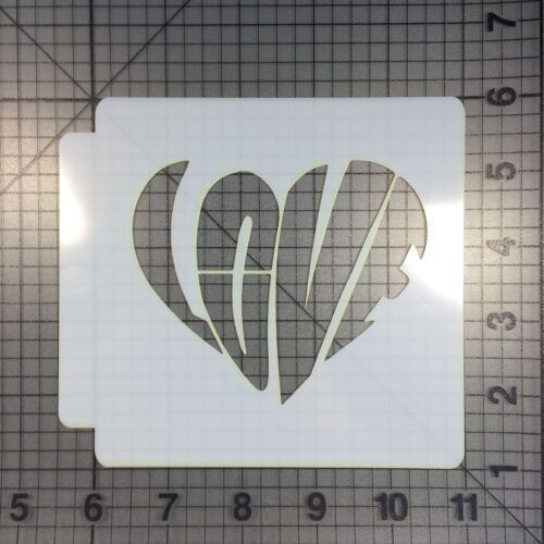 Love Heart Stencil 100