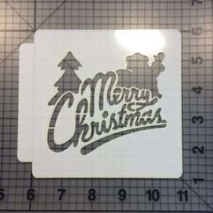 Merry Christmas Stencil 101