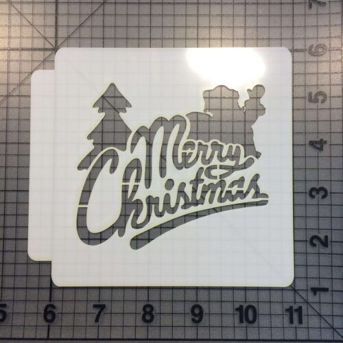 Merry Christmas Stencil 101