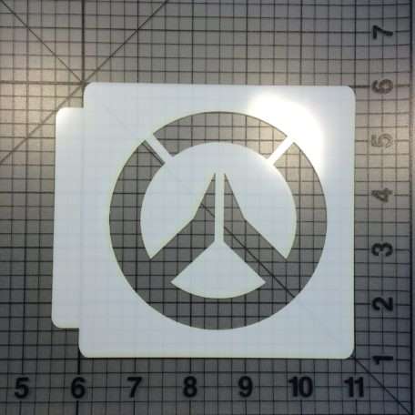 Overwatch Logo Stencil 100