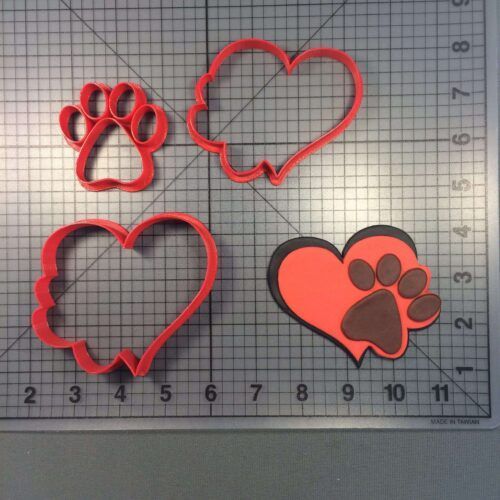Paw Heart 100 Cookie Cutter Set