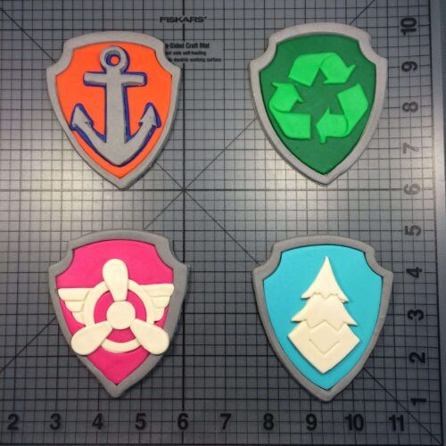 Paw Patrol Badges Cookie Cutter Kit (2)