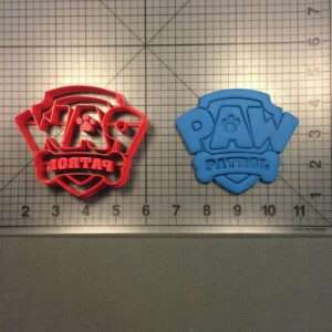 Paw Patrol Logo 101 Cookie Cutter