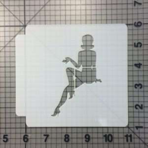 Pin Up Girl Stencil 100