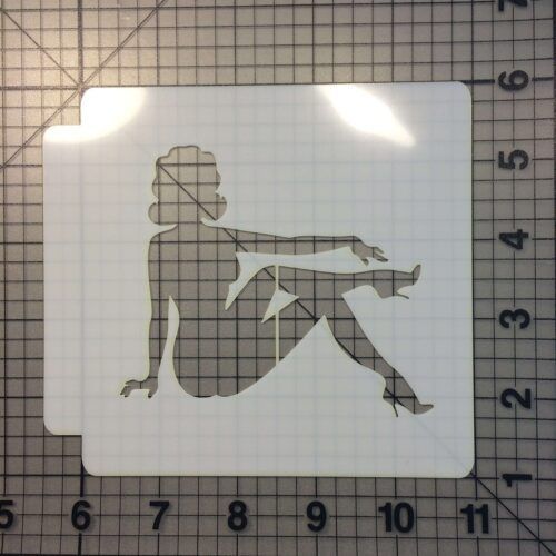 Pin Up Girl Stencil 101