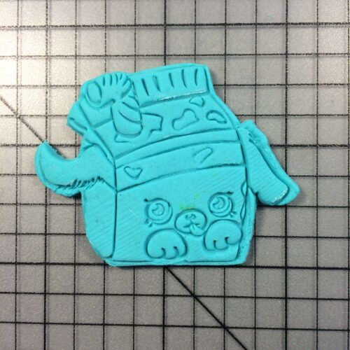 Shopkins- Milk Bud 100 Cookie Cutter and Stamp embossed 2