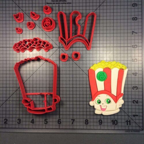 Shopkins- Poppy Corn Cookie Cutter Set