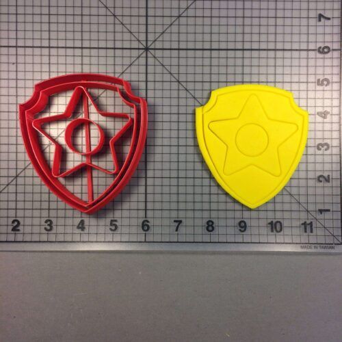 Paw Patrol- Chase Badge 101 Cookie Cutter