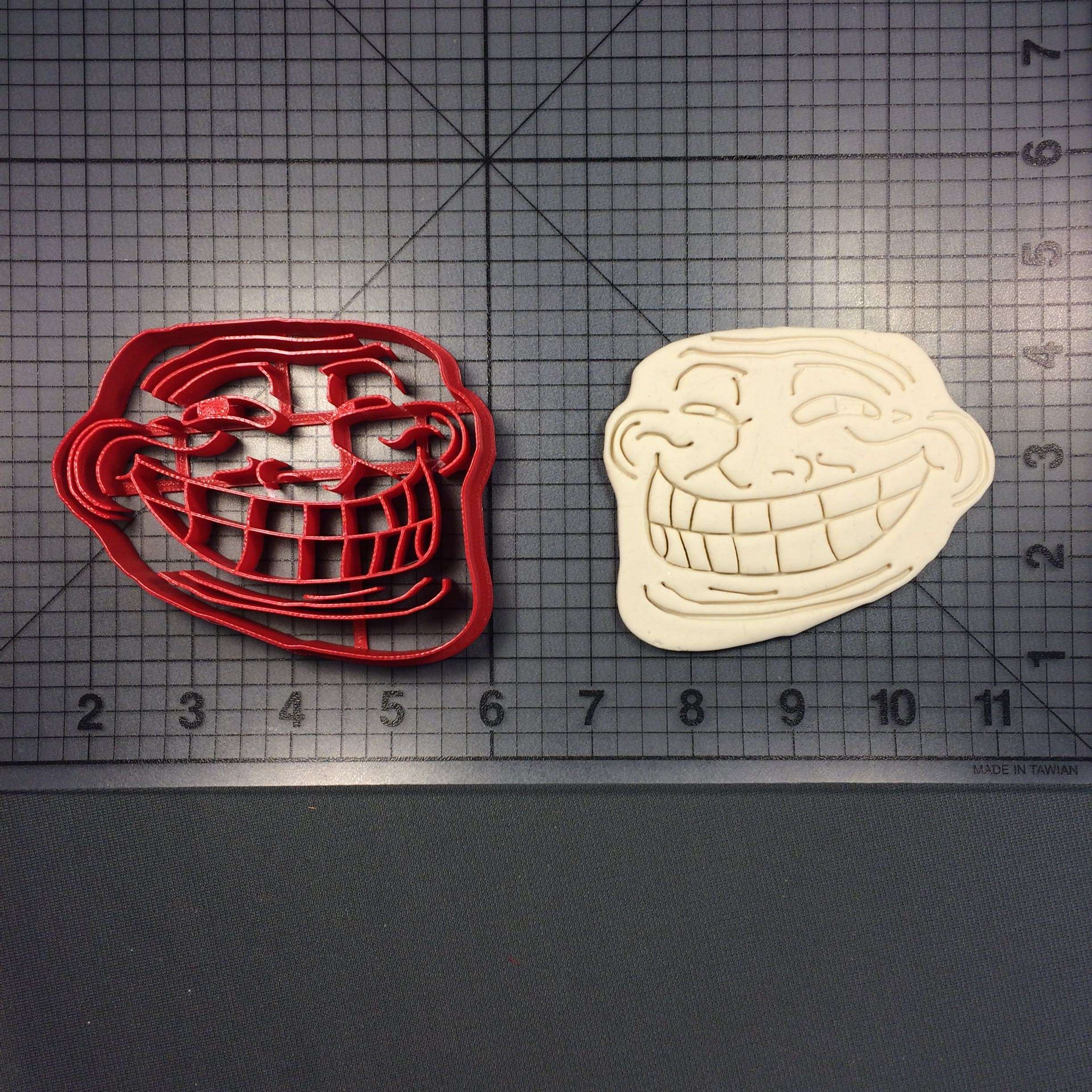 Trollface troll face 3D model 3D printable