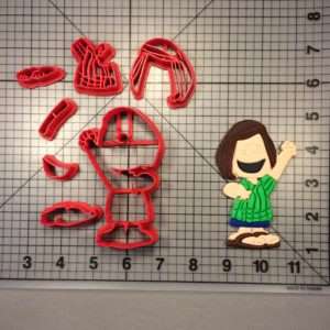Charlie Brown- Peppermint Patty 100 Cookie Cutter Set