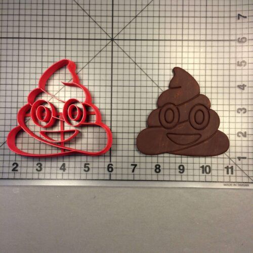 Poop Emoji 101 Cookie Cutter