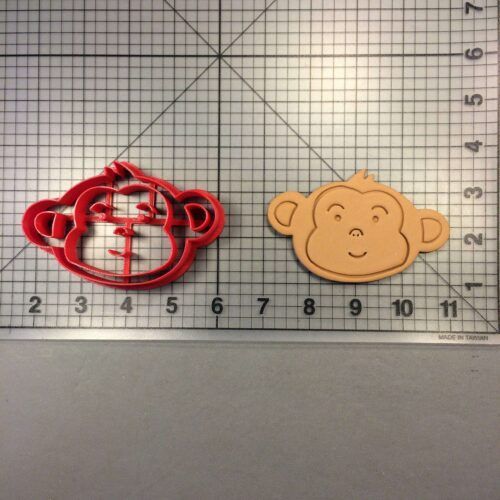 Baby Monkey Face 101 Cookie Cutter