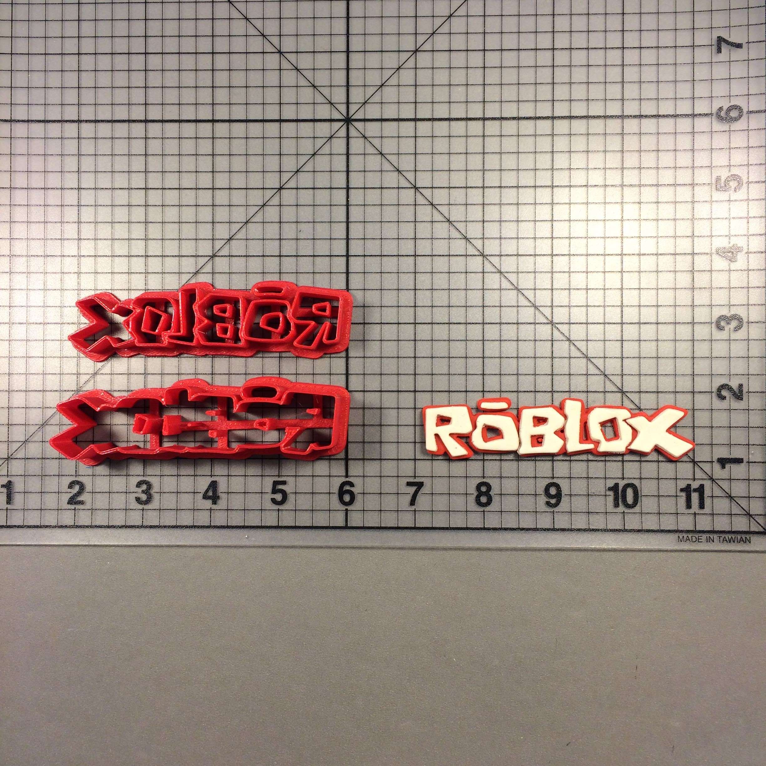 Roblox Logo 100 Cookie Cutter Set - roblox video game fondant stamp cutter or cupcake topper usa