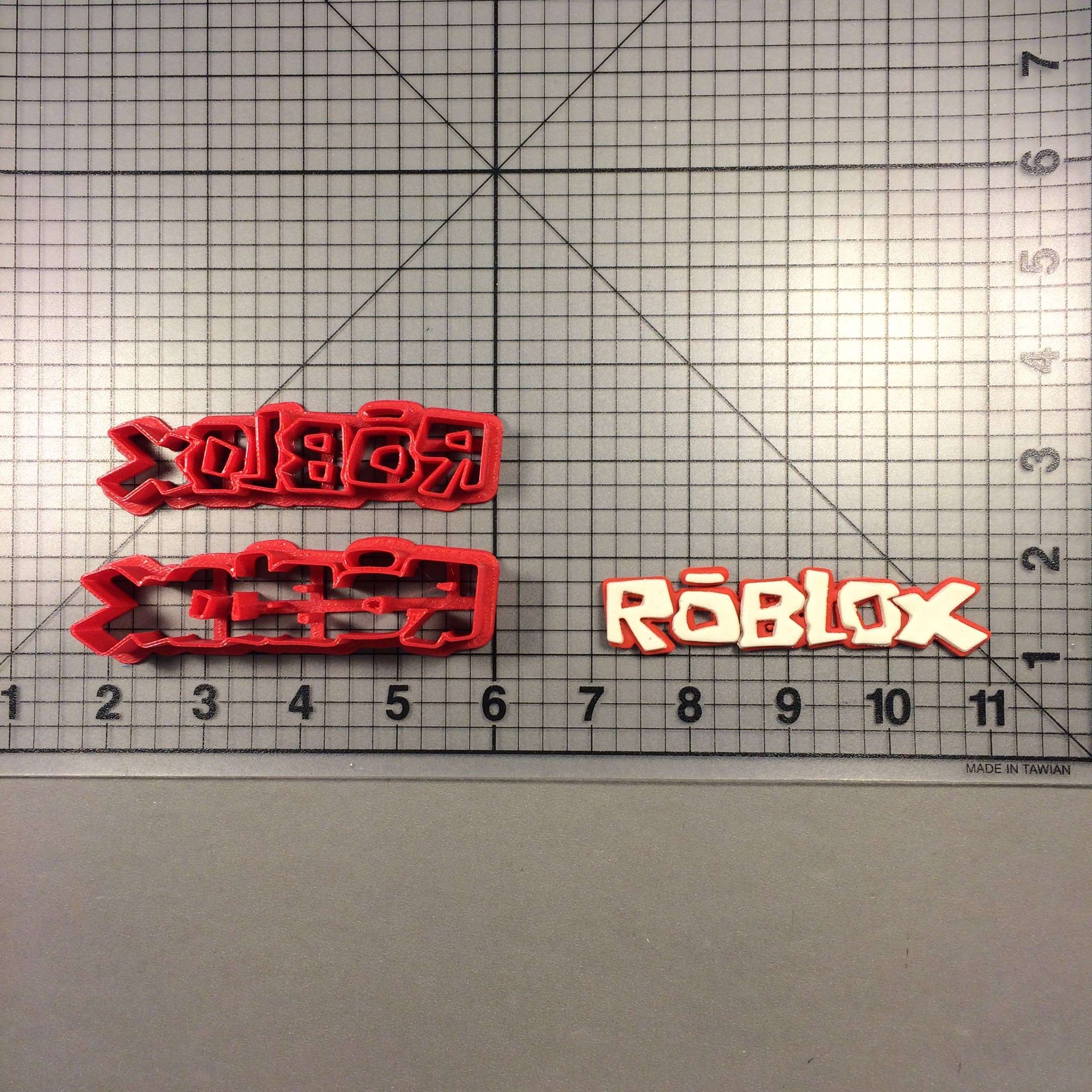 Roblox Logo 100 Cookie Cutter Set - roblox special font