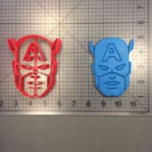 Captain America Face 101 Cookie Cutter
