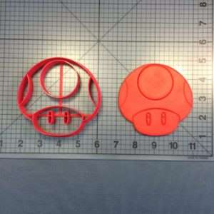 Mario Mushroom 101 Cookie Cutter