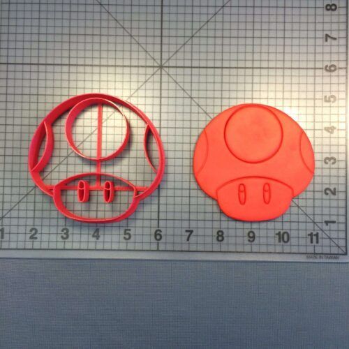 Mario Mushroom 101 Cookie Cutter