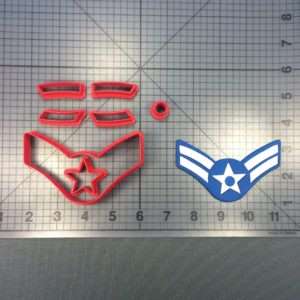 Air Force - Airman First Class 100 Cookie Cutter Set