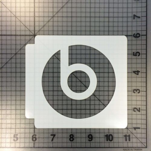 Beats Logo Stencil 100