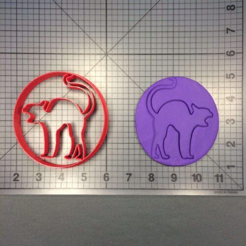 Cat Silhouette 101 Cookie Cutter