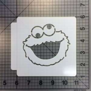 Cookie Monster Stencil 100