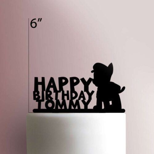 Custom Chase Happy Birthday 100 Cake Topper