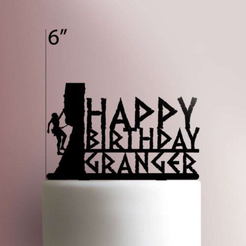 Custom Hiking Happy Birthday Cake Topper 100