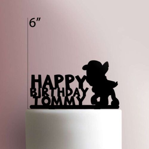 Custom Rocky Happy Birthday Cake Topper 100