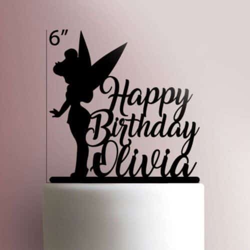 Custom Tinkerbell Happy Birthday Cake Topper 100