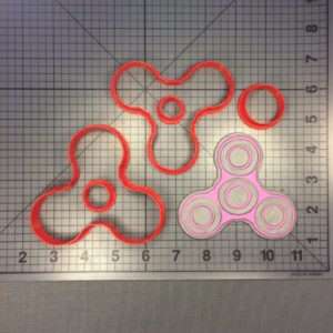 Fidget Spinner 101 Cookie Cutter Set