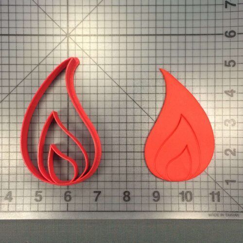 Flame 102 Cookie Cutter