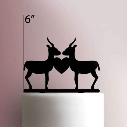Gazelle Couple Cake Topper 100