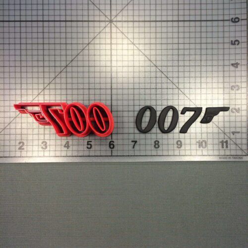 James Bond 007 Logo 100 Cookie Cutter
