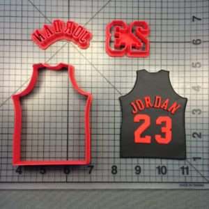 Jordan Jersey 100 Cookie Cutter Set