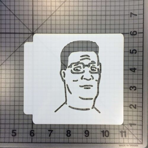 King of the Hill- Hank Hill Stencil 100