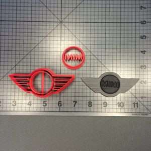 Mini Cooper Logo 100 Cookie Cutter Set