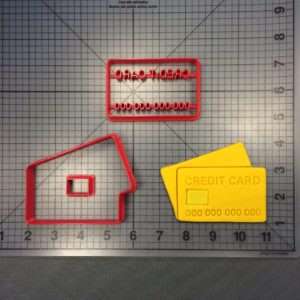 Credit Card 100 Cookie Cutter Set