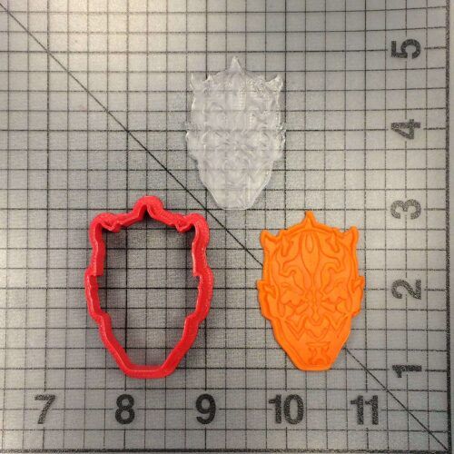 Darth Maul 100 Cookie Cutter and Stamp Embossed (1)
