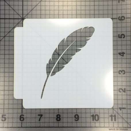 Feather Stencil 100
