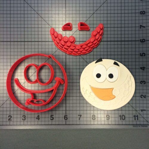 Happy Golf Ball 100 Cookie Cutter