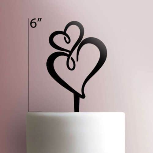Heart Cake Topper 100
